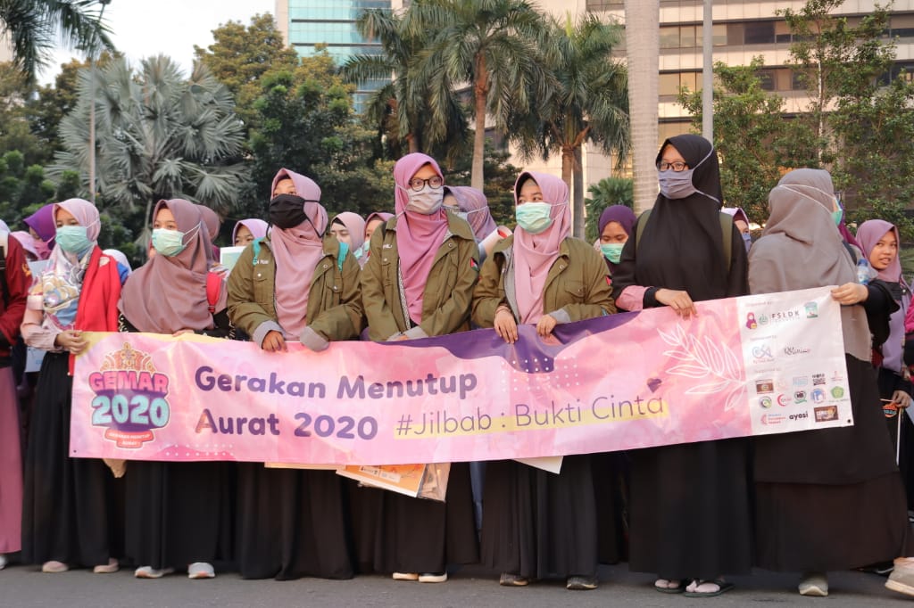 Gerakan Menutup Aurat 2020 Diselenggarakan di Jakarta